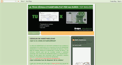 Desktop Screenshot of cedulasentarragona.blogspot.com