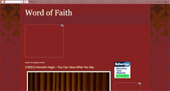 Desktop Screenshot of faithword.blogspot.com