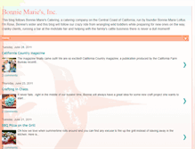 Tablet Screenshot of bonniemariescatering.blogspot.com