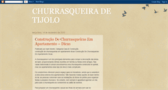 Desktop Screenshot of churrasqueiradetijolo.blogspot.com