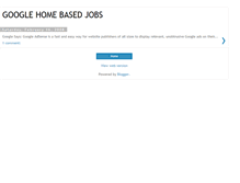 Tablet Screenshot of googlehomebasedjobs.blogspot.com