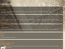 Tablet Screenshot of escritosdo-exilio.blogspot.com