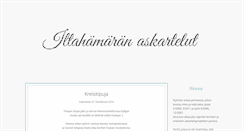 Desktop Screenshot of iltahamaranaskartelut.blogspot.com
