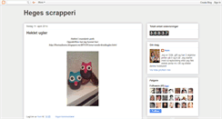 Desktop Screenshot of hegesscrapperi.blogspot.com