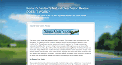 Desktop Screenshot of natural-clear-vision--review.blogspot.com