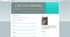 Desktop Screenshot of liveonarrival.blogspot.com