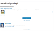 Tablet Screenshot of bisedgkonlineresult.blogspot.com