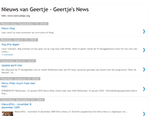 Tablet Screenshot of nieuwsvangeertje.blogspot.com