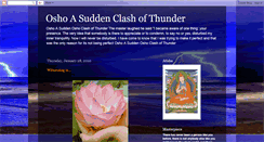 Desktop Screenshot of oshoasuddenclashofthunder.blogspot.com