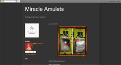 Desktop Screenshot of miracle-amulets.blogspot.com