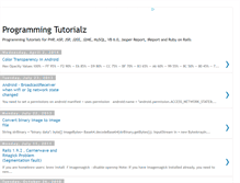 Tablet Screenshot of programmingtutorialz.blogspot.com