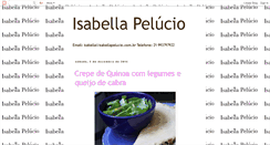 Desktop Screenshot of isabellapelucio.blogspot.com