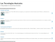 Tablet Screenshot of lastecnologiasmusicales.blogspot.com