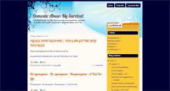Desktop Screenshot of domesticabusemysurvival.blogspot.com
