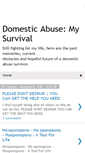 Mobile Screenshot of domesticabusemysurvival.blogspot.com