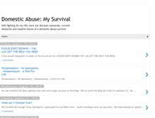 Tablet Screenshot of domesticabusemysurvival.blogspot.com