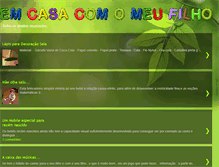 Tablet Screenshot of emcasacomomeufilho.blogspot.com