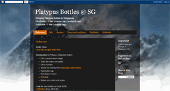 Desktop Screenshot of platypusbottle.blogspot.com