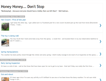 Tablet Screenshot of honeyhoneydontstop.blogspot.com