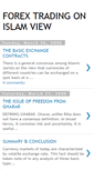 Mobile Screenshot of forexonislam.blogspot.com