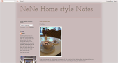 Desktop Screenshot of nenehomestylenotes.blogspot.com