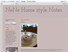 Tablet Screenshot of nenehomestylenotes.blogspot.com