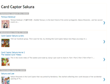 Tablet Screenshot of cardcaptorsakuralovers.blogspot.com