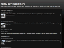 Tablet Screenshot of harleydavidson-bikers.blogspot.com