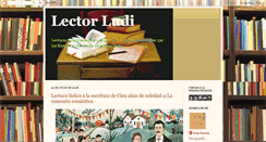 Desktop Screenshot of lectorludi.blogspot.com