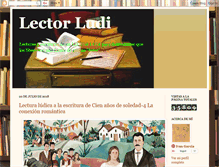 Tablet Screenshot of lectorludi.blogspot.com