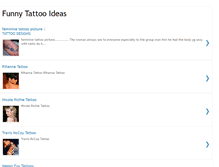 Tablet Screenshot of funnytattooideas.blogspot.com