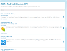 Tablet Screenshot of android-xtreme-apk.blogspot.com