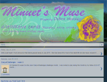 Tablet Screenshot of minuetsmuse.blogspot.com