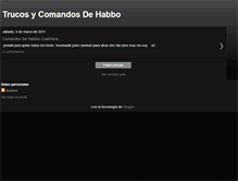 Tablet Screenshot of comandos-trucos-habbo.blogspot.com