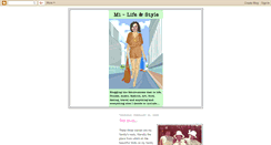 Desktop Screenshot of mi-lifeandstyle.blogspot.com