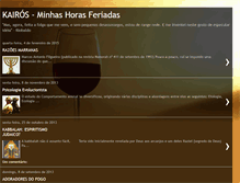 Tablet Screenshot of kairos-minhashorasferiadas.blogspot.com