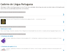 Tablet Screenshot of cadernoportugues.blogspot.com