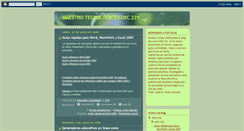 Desktop Screenshot of maestrotecnologico.blogspot.com