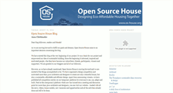 Desktop Screenshot of opensourcehouse.blogspot.com