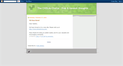 Desktop Screenshot of cholachorus.blogspot.com