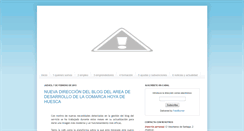 Desktop Screenshot of empleoydesarrolloenlahoyadehuesca.blogspot.com