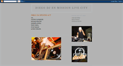 Desktop Screenshot of diegodjmissionlivecity.blogspot.com