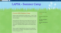Desktop Screenshot of lapsksummercamp.blogspot.com