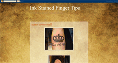 Desktop Screenshot of inkstainedfingertip.blogspot.com