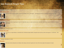 Tablet Screenshot of inkstainedfingertip.blogspot.com