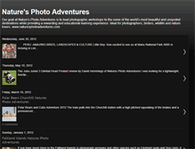 Tablet Screenshot of naturesphotoadventures.blogspot.com