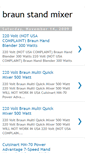 Mobile Screenshot of braunstandmixers.blogspot.com