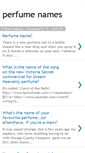 Mobile Screenshot of perfume-names-dfg.blogspot.com
