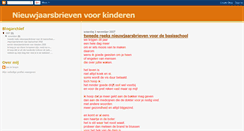 Desktop Screenshot of nieuwjaarsbrievenvanjozlebruyn.blogspot.com