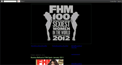 Desktop Screenshot of fhm100.blogspot.com